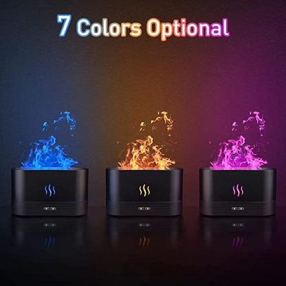 RGB Flame Humidifier and Aroma Diffuser (FREE HOME DELIVERY)